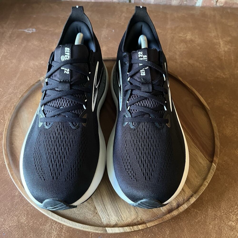 Brooks Glycerin GTS 22 Supportive Mens 11 Black White Running Shoes Sneakers - Picture 8 of 16